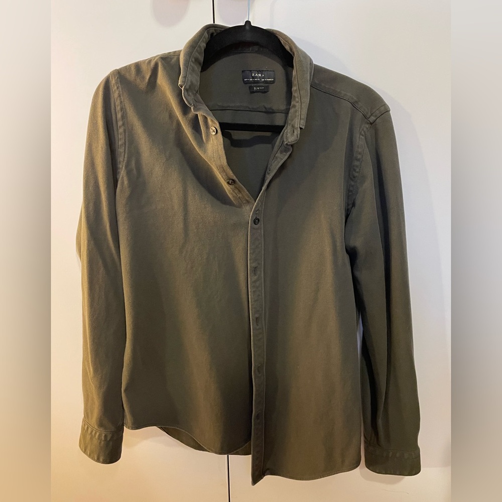 Men’s Zara Slim Fit Button Up